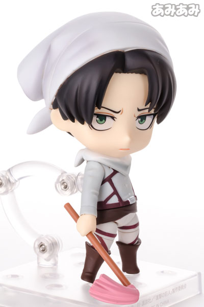 Nendoroid - Attack on Titan: Levi Cleaning Ver. [Comic Market 86, Goodsmile Online Shop Exclusive]