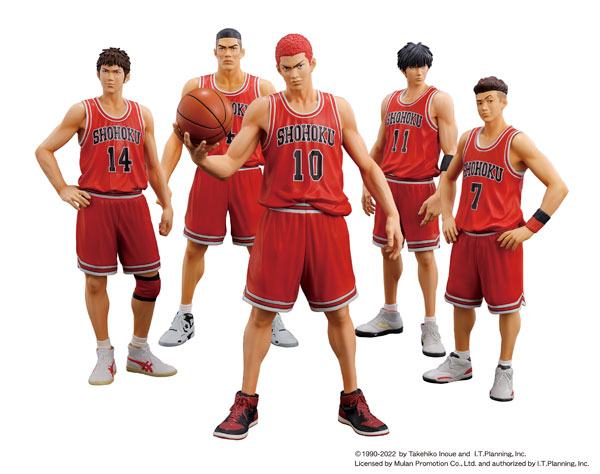 One and Only "SLAM DUNK" SHOHOKU STARTING MEMBER SET Complete Figure